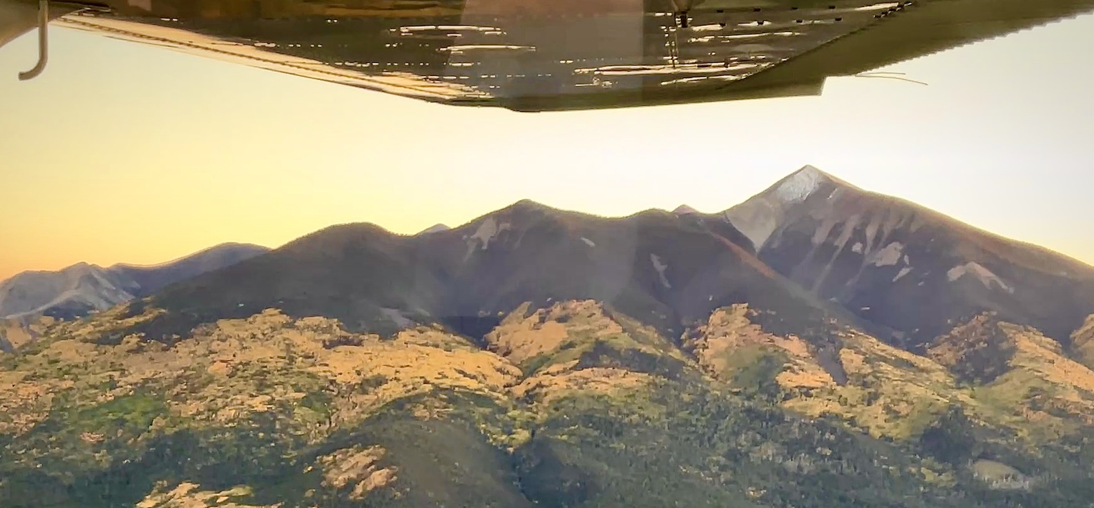 Fall colors as seen from a Cessna 182S near Flagstaff Arizona